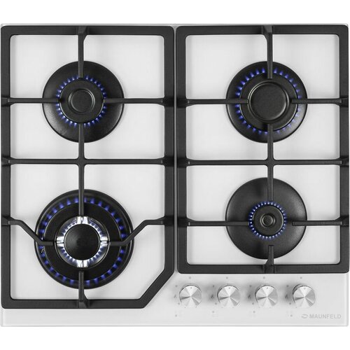 Газовая варочная панель MAUNFELD EGHG6443CWG независимая белый 3104600₽