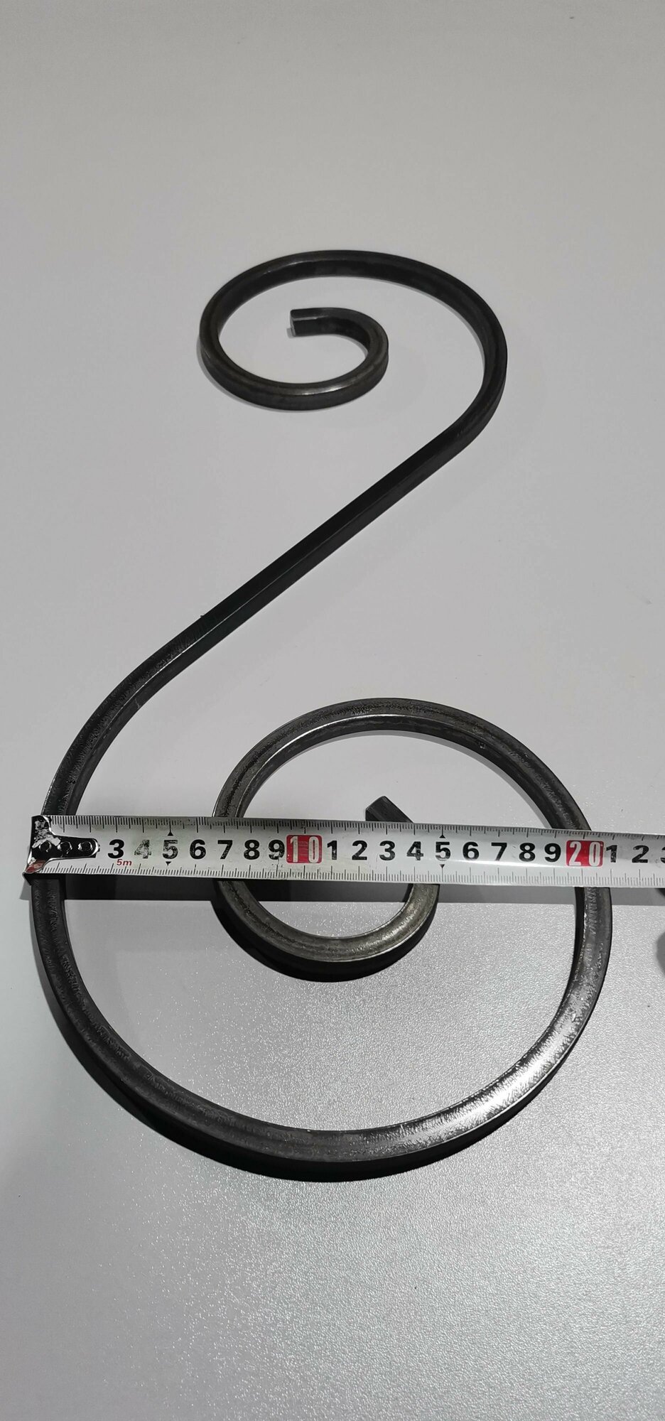 Кованный элемент доллар S Вензель завитушка (1шт) 505Х210x165мм - фотография № 4