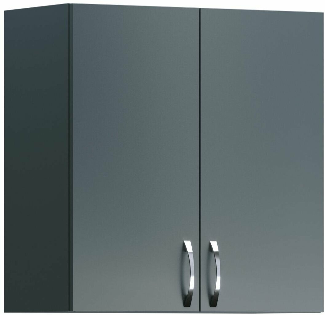 фото Шкаф настенный 30х60 антрацит Домино