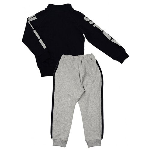 Спортивный костюм для мальчиков Mini Maxi, модель 4769, цвет черный/меланж, размер 98