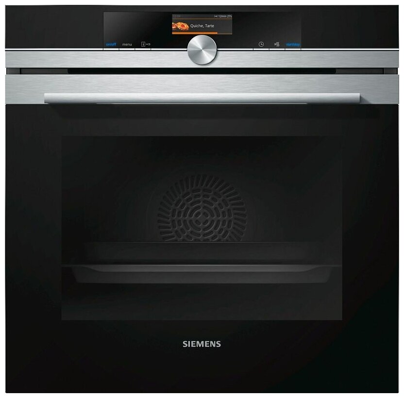 Духовой шкаф электрический Siemens HB676G0S1  черный серебристый