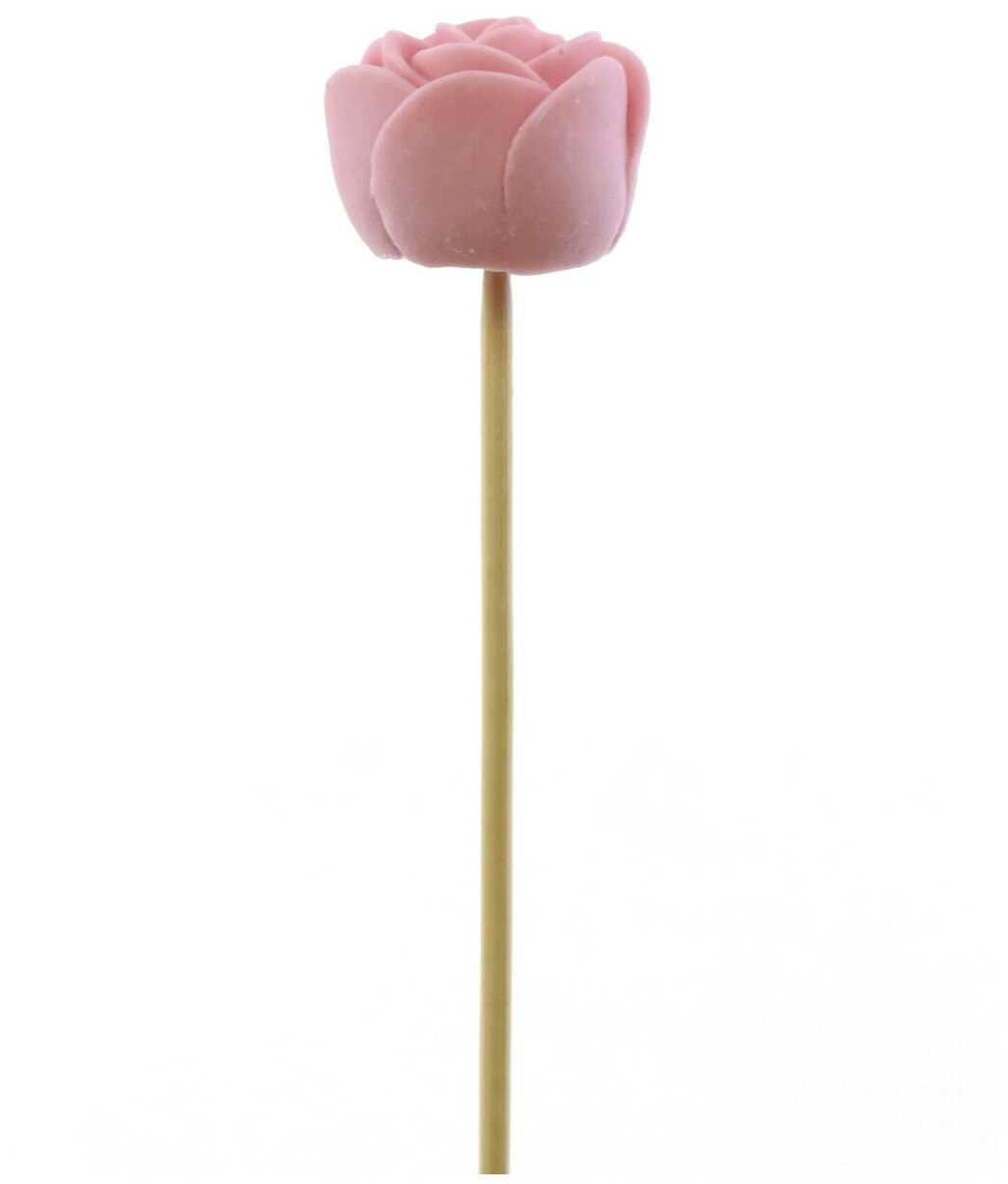 Шоколадные съедобные сладкие розы CHOCO STORY - 19 шт. в Белой шляпной коробке, Розовый Бельгийский шоколад, 228 гр. Z19-B-R - фотография № 4