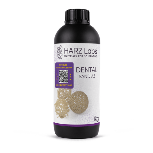 Фотополимер HARZ Labs Dental Sand (A3) (1 кг)