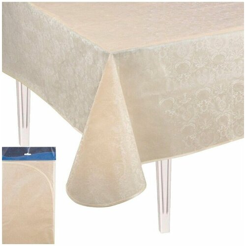Скатерть Шелковый текстиль, 135х180см.
