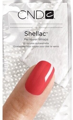 CND Creative Shellac Remover Wraps - СНД Креатив Замотка для удаления искусственного покрытия, 10 шт/уп -