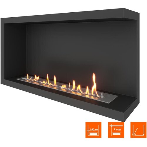 Биокамин угловой SteelHeat Leader 900 правый (Стандарт)