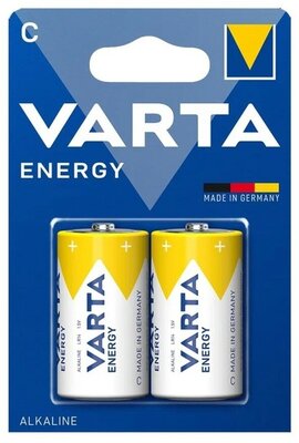 Батарейка VARTA ENERGY 4114 LR14 BL2, упаковка 2 шт.