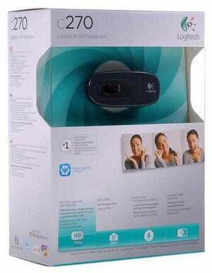 Logitech HD Webcam C270 black