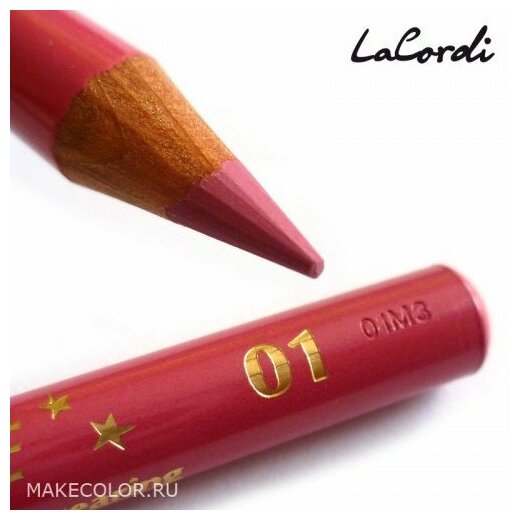 Карандаш для губ LaCordi De Luxe №01 Розовый цветок