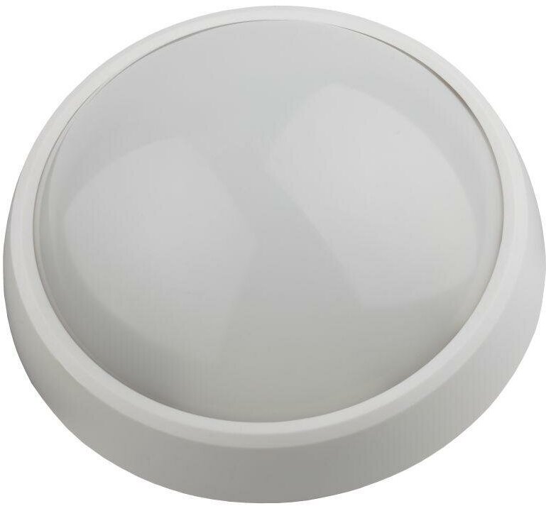 Светильник светодиодный SPB-1-08 (W) ЖКХ 180х75 8Вт 640лм 4000К IP54 круг бел. (инд. упак.) ЭРА Б0017326