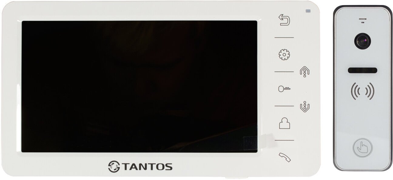 Tantos Amelie (белый) и iPanel 2+(белая) (комплект домофона с экраном 7")