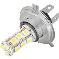 Автолампа диод H4 12V 18 SMD Блистер 2-контактная Белая SKYWAY Ближний/дальний свет 2шт, S08201016