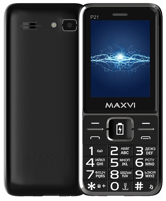 Кнопочный телефон MAXVI P21, black