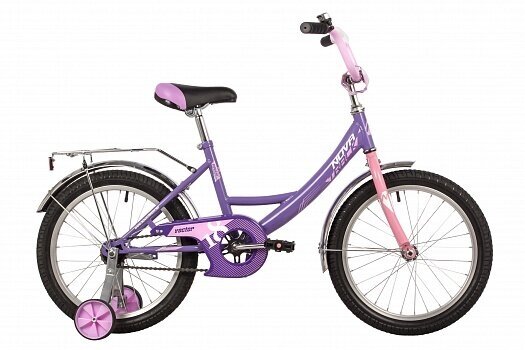Детский велосипед Novatrack Vector 18" (2022) 18 Фиолетовый