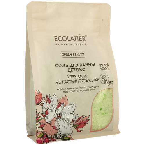 Ecolatier Organic Farm GREEN Соль д/ванн Детокс Упругость&Эластичность кожи 600гр