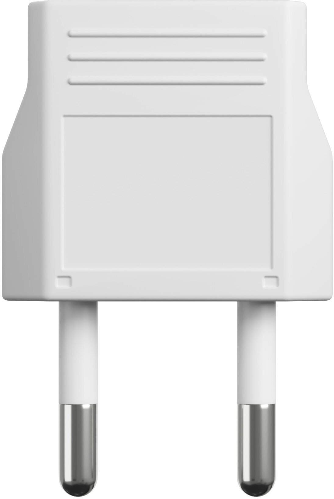 Адаптер сетевой на евровилку, евро розетку GSMIN Travel Adapter A8 переходник для американской, китайской вилки US/CN (250 В, 6А), 2шт. (Белый) - фотография № 4