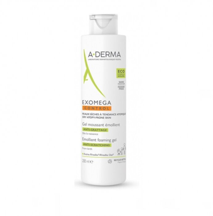 Гель A-Derma Exomega Control смягчающий пенящийся, 500мл - фото №2