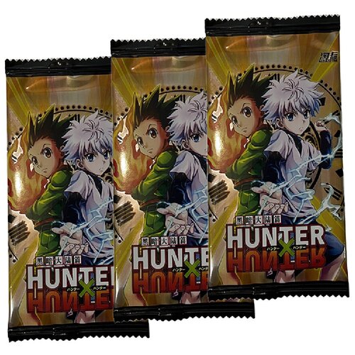 Коллекционные карты Аниме Хантер х Хантер/ Hunter х Hunter 3 пака 9 карт