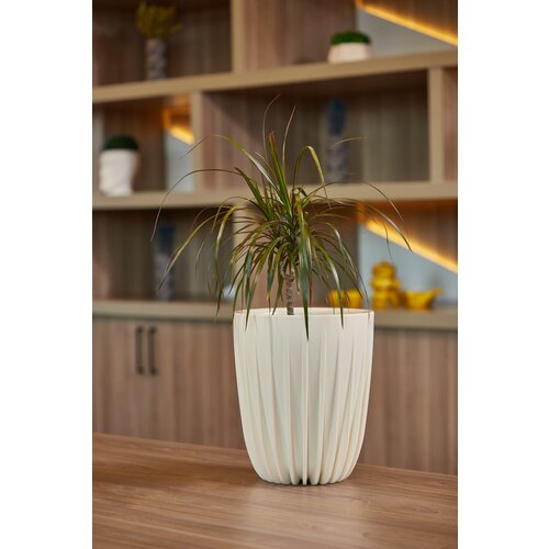 Кашпо четыре сезона Сигма D25 30 см 10 л ванильный 1099₽