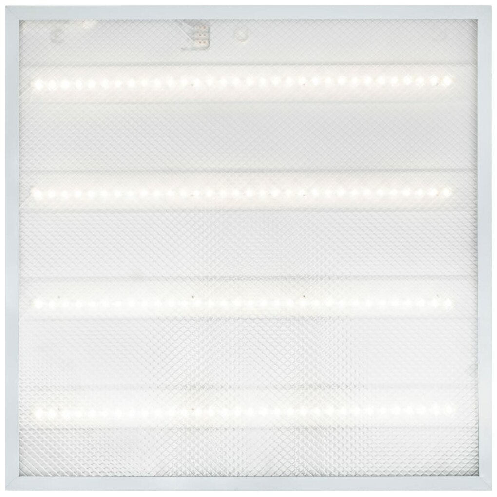 Универсальная светодиодная панель OGM "Армстронг", 36Вт, 3300Лм, 4000К, 595х595х19мм. O42-001 - фотография № 1