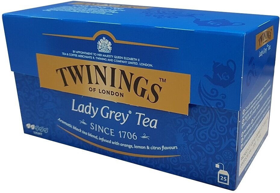 Twinings Lady Grey 2г x 25 пак чай черный ароматизированный (078775) - фотография № 4