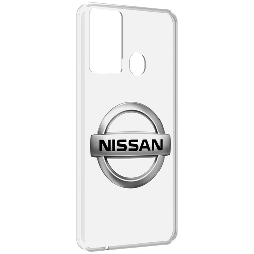 Чехол MyPads nissan-ниссан-3 мужской для ITEL P37 / ITEL Vision 2S задняя-панель-накладка-бампер