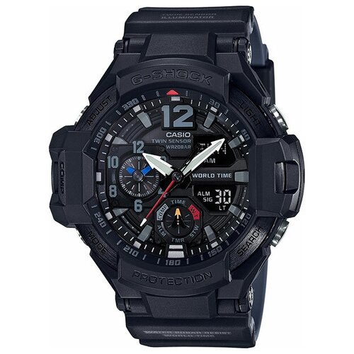 Наручные часы CASIO G-Shock GA-1100-1A1, черный наручные часы casio ga 2200mfr 3aer