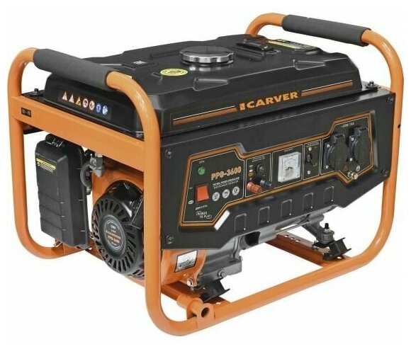 фото Бензиновый генератор CARVER PPG-3600 LT-168F-1 01.020.00003