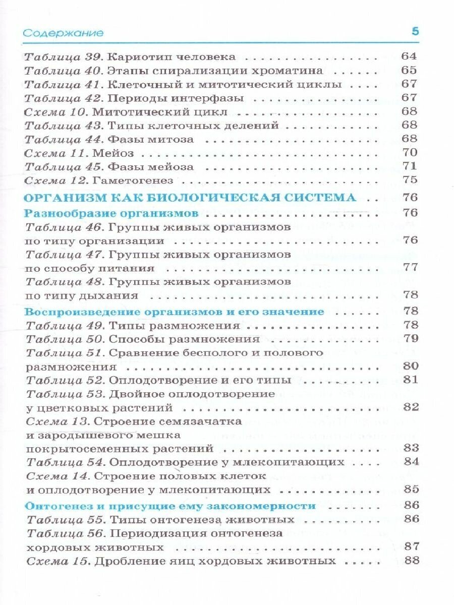 ЕГЭ. Биология. Весь школьный курс в таблицах и схемах для подготовки к единому государственному экзамену - фото №5