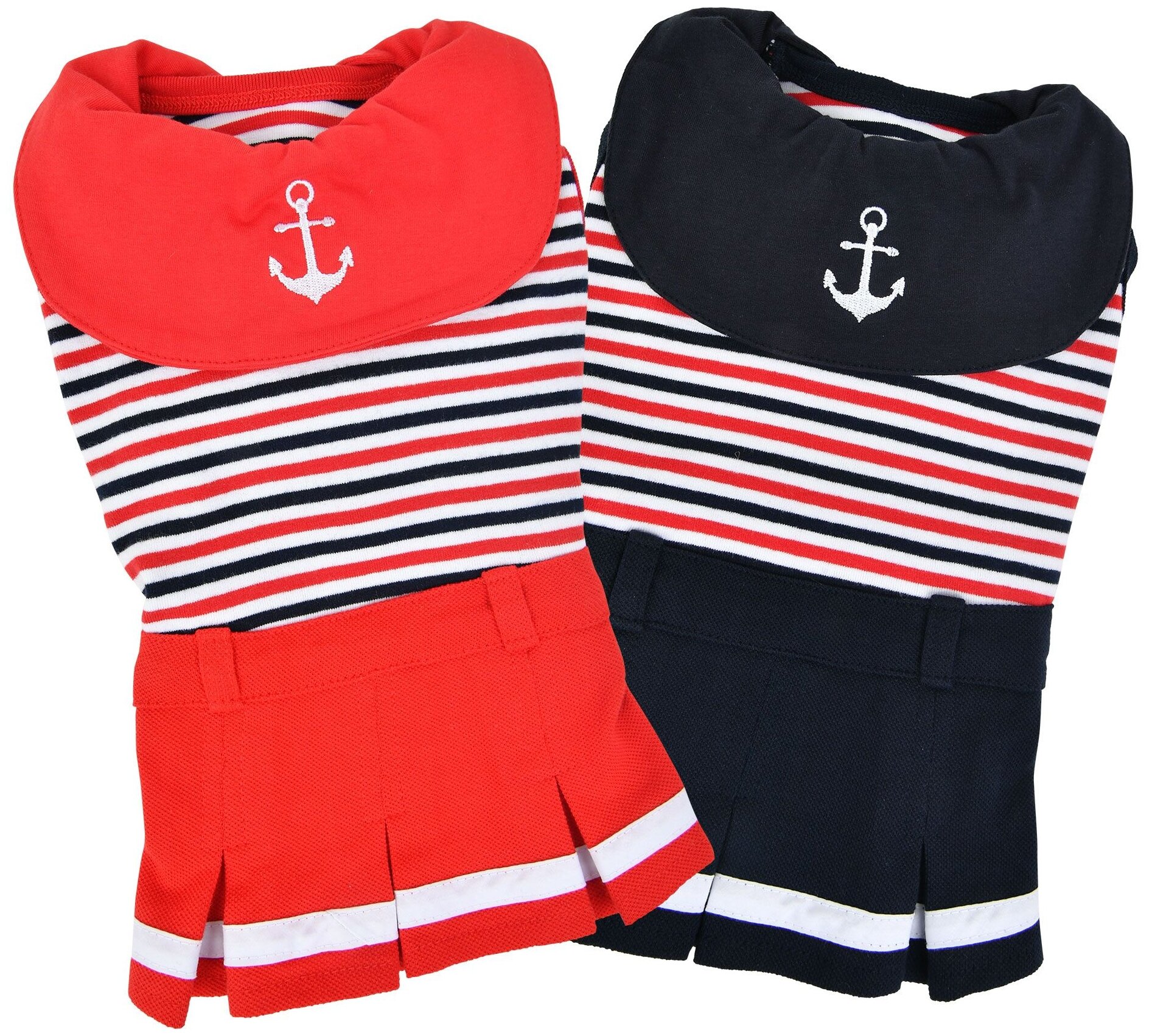 Платье для собак PUPPIA "Nautical", синее, M, 26х37х26см (Южная Корея) - фотография № 6