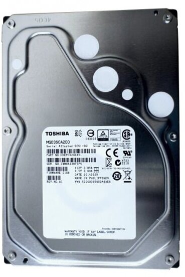 Жесткий диск Toshiba MG03SCA200 2Tb 7200 SAS 3,5" HDD