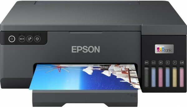 EPSON Принтер струйный Epson L8050 (C11CK37405) A4 WiFi черный C11CK37405