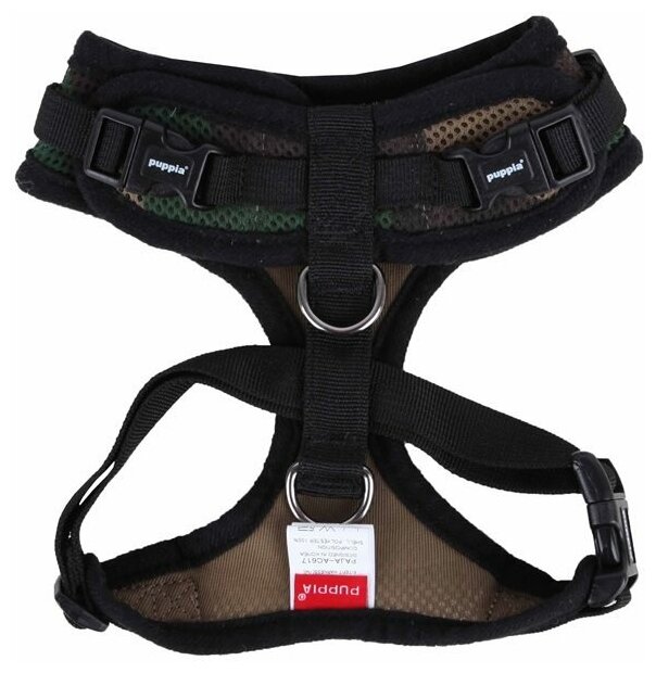 Шлейка для собак Puppia "RITEFIT HARNESS", камуфляж, M (Южная Корея) - фотография № 2