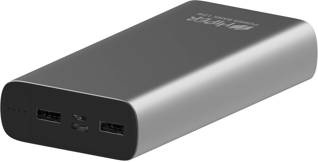 Внешний аккумулятор (Power Bank) HIPER Metal20K, 20000мAч, темно-серый [metal 20k space gray] - фото №2