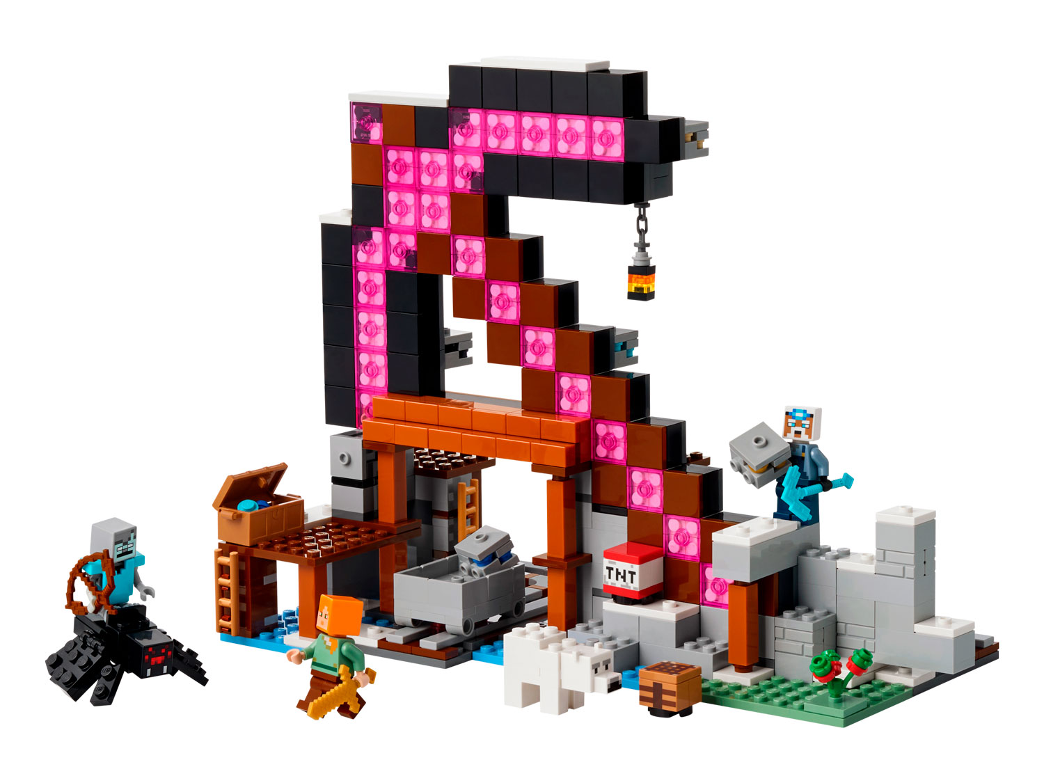 Конструктор LEGO Minecraft The Pickaxe Mine 21277 Шахта с киркой, 530 дет. — фото 1