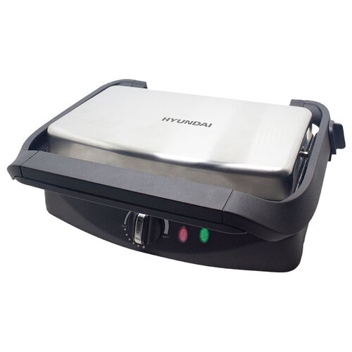 Электрогриль HYUNDAI HYG-2074 серебристыйчерный 308000₽