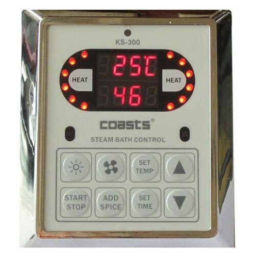 Пульт к парогенератору Keya Sauna Coasts KS-300 сенсорные кнопки таймер цена - за 1 шт 2270000₽
