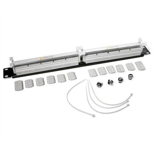 Кроссовая панель 110 типа 100 пар 19 1U с модулями LAN-RS110-100FT 4087₽