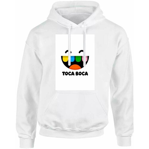 фото Худи, размер 50, белый migom