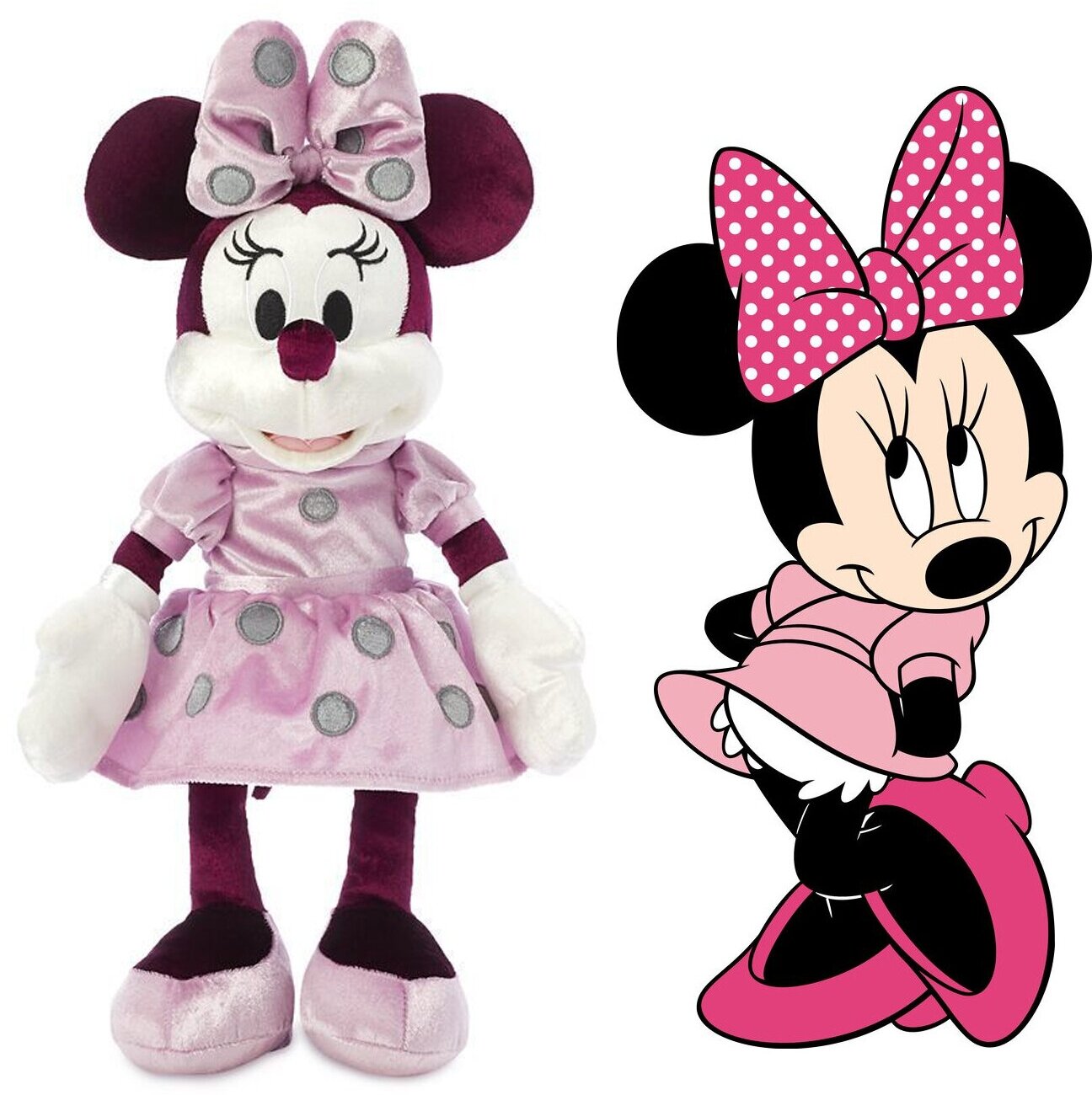 Мягкая игрушка Игрушка мягкая Минни Маус Minnie Mouse Velvet Plush 33 см