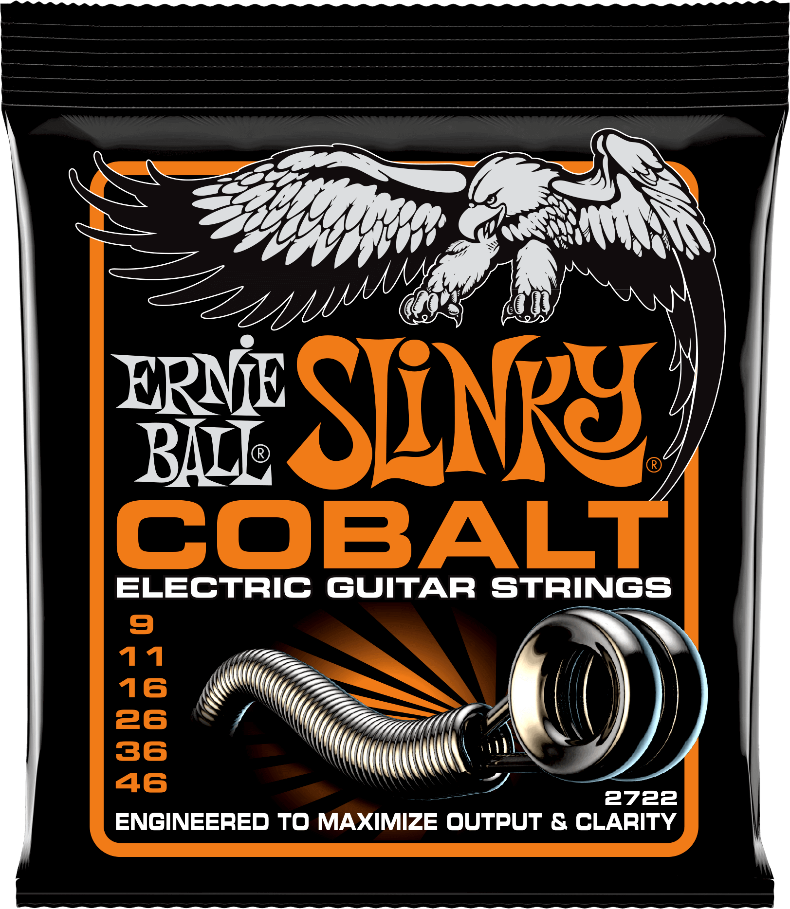 Струны для электрогитары Ernie Ball 2722 Hybrid Slinky Cobalt 9-46, Ernie Ball (Эрни Бол)