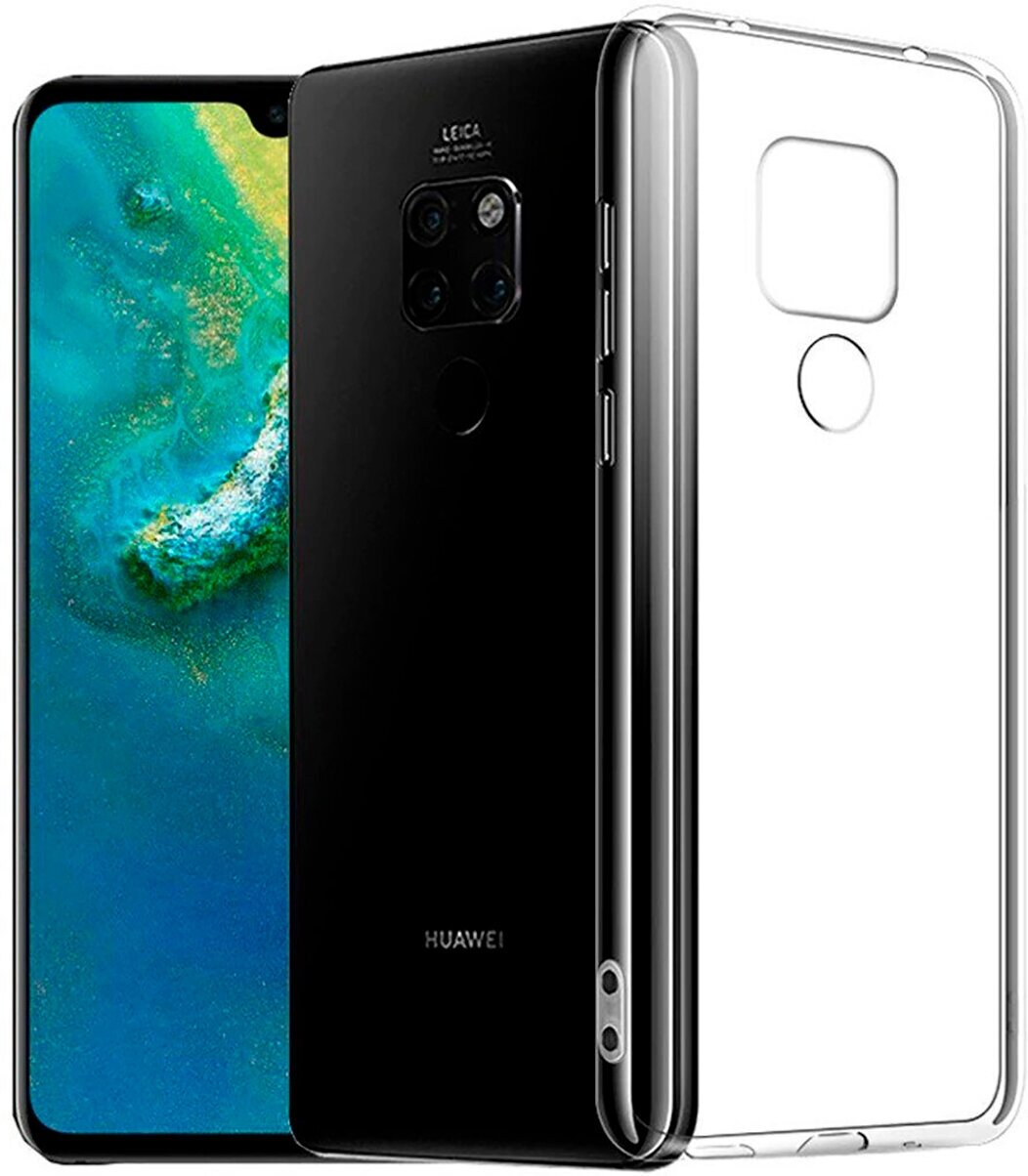 Защитный чехол на Huawei Mate 20, Хуавей Мейт 20 прозрачный