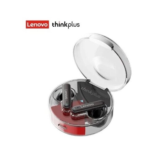 Беспроводные наушники Lenovo LP10 True Wireless Earbuds Спортивная игровая гарнитура TWS Bluetooth 5.0 с микрофоном черные