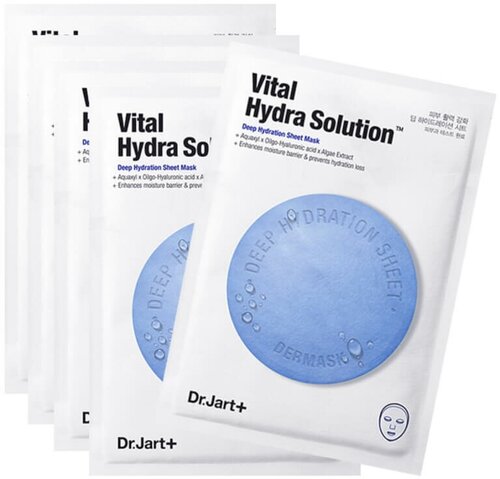 Тканевая маска для интенсивного увлажнения Dr. Jart+ Vital Hydra Solution 5шт.