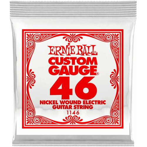 Струна одиночная для электрогитары ERNIE BALL 1146 Nickel Wound .046