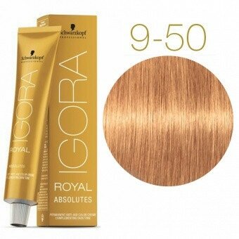 IGORA ROYAL абсолют краска д\в 9-50 Блондин золотистый нат.