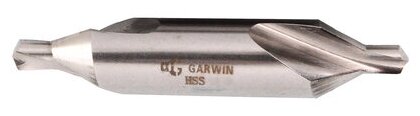 GARWIN INDUSTRIAL 102214-1,25 Сверло центровочное 1,25 мм, DIN 333, HSS, форма A, 120°, тип N