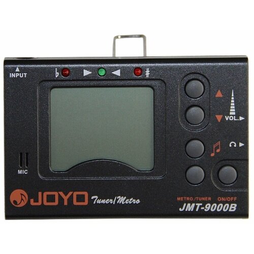 Joyo Tuner and Metronome JMT-9000B тюнер и метроном joyo jt 01 8th anniversary tuner тюнер прищепка хроматический гитара бас скрипка укулеле