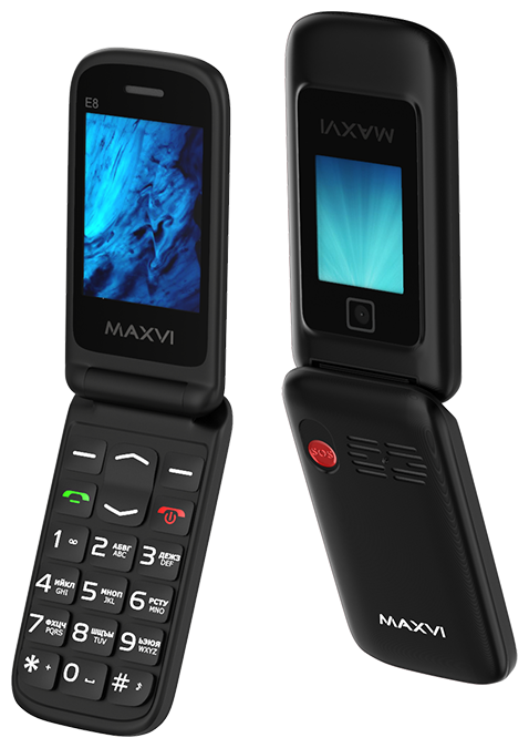 Сотовый телефон Maxvi E8 black