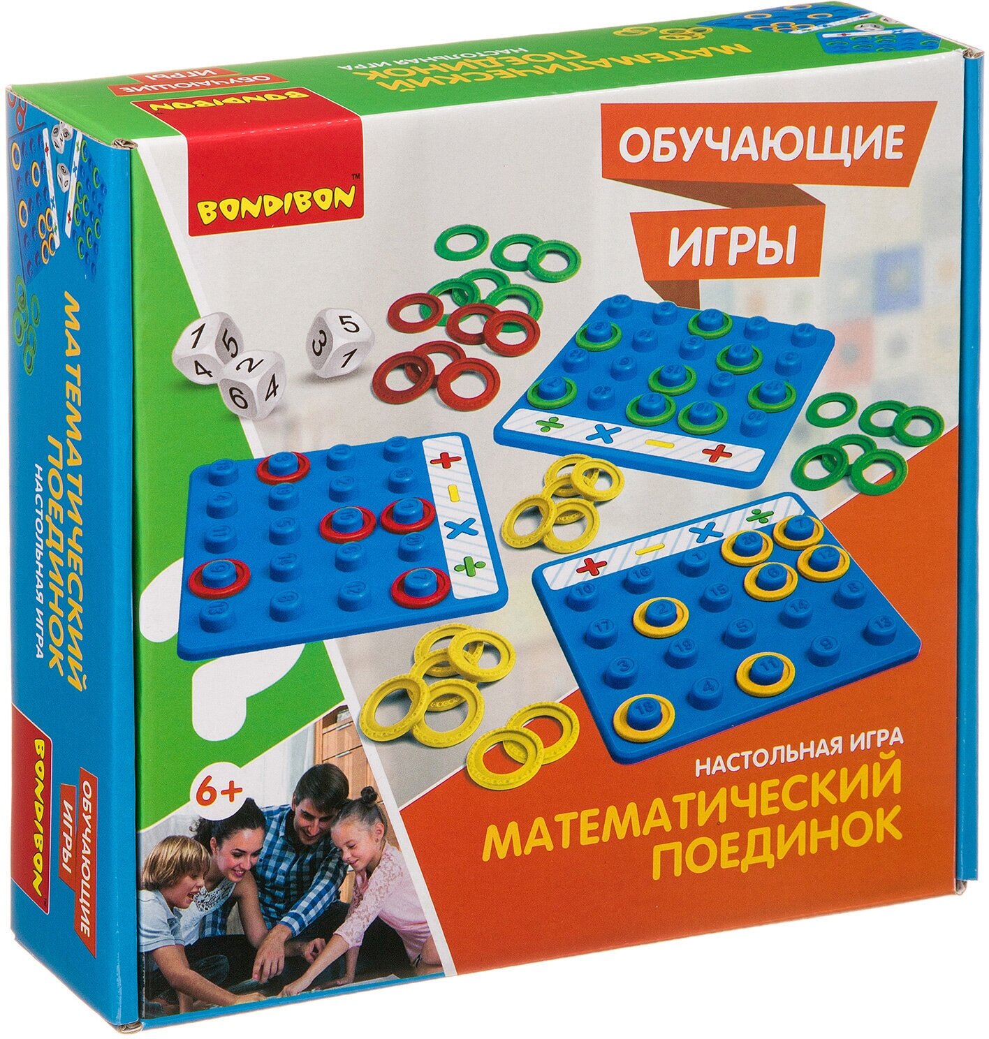 Игра настольная "Математический поединок" (ВВ3452) Bondibon - фото №2